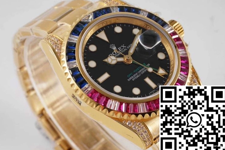 Factory 116758 ROF 1189 Dial GMT SAru-78208 II Supportive Master Rolex Black 0820